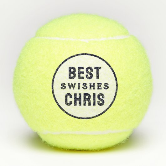Creatieve Goede Geluk Tennisballen (Voorkant)