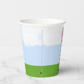Creatieve Golf Birdie Papieren Bekers (Rechts)
