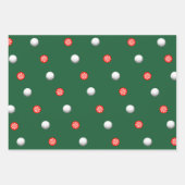 Creatieve golf kerst inpakpapier vel (Voorkant 3)