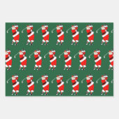 Creatieve golf kerst inpakpapier vel (Voorkant)