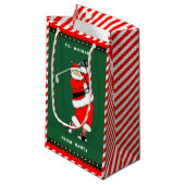 Creatieve Golf Kerst Kleine Gift Bag Klein Cadeauzakje (Voorkant Gekanteld)