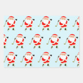 Creatieve golf kerstcadeau inpakpapier vel (Voorkant 2)