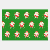 Creatieve Golf Kerstmis Inpakpapier Vel (Voorkant)