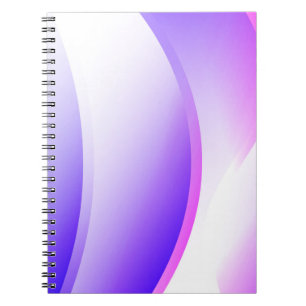 Creatieve golven. Futuristische technologiestandaa Notitieboek