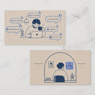 Creatieve Grafisch Ontwerper Visitekaartje