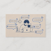 Creatieve Grafisch Ontwerper Visitekaartje (Voorkant)