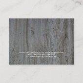 Creatieve Grijze Muur Persoonlijke Trainer Visitekaartje (Achterkant)