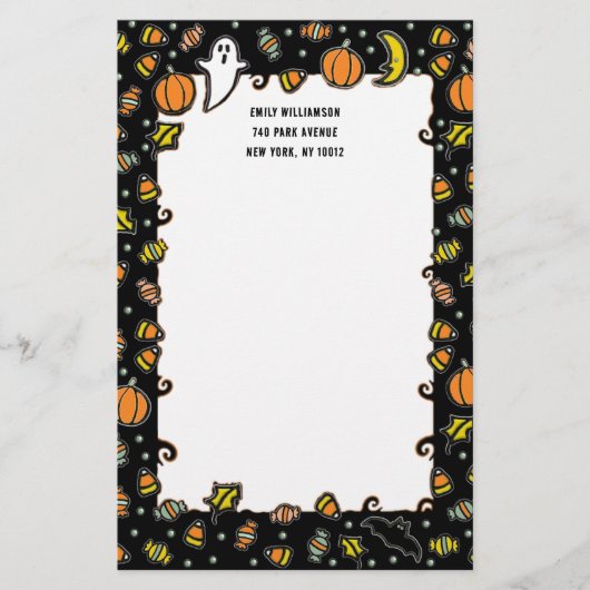 Creatieve Halloween Briefpapier (Voorkant)