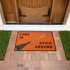 Creatieve Halloween decor deurmat