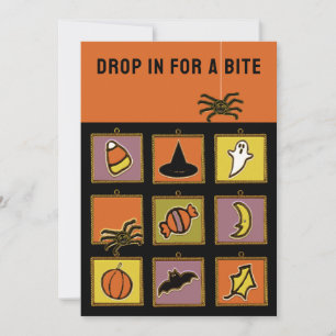 Creatieve Halloween-feestuitnodigingen Kaart