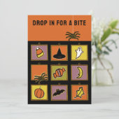 Creatieve Halloween-feestuitnodigingen Kaart (Staand voorkant)