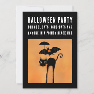 Creatieve Halloween-feestuitnodigingen Kaart