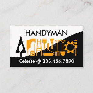 Creatieve Handyman-gereedschap Boom Heuvelhelling Visitekaartje