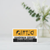 Creatieve Handyman Tools Lagen Visitekaartje (Staand voorkant)