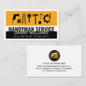 Creatieve Handyman Tools Lagen Visitekaartje (Voorkant / Achterkant)