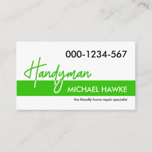Creatieve Handyman Uithangbord Bouwer Visitekaartje