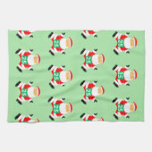 Creatieve hardloop vakantie cadeau theedoek (Horizontaal)