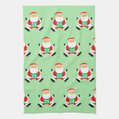 Creatieve hardloop vakantie cadeau theedoek (Verticaal)