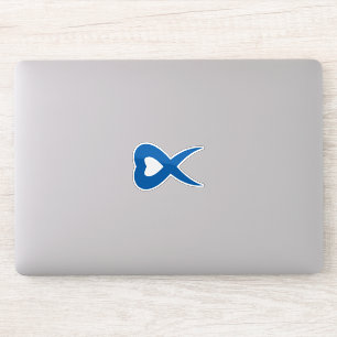 Creatieve Hart Letter X Monogram Sticker