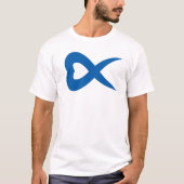 Creatieve Hart Letter X Monogram T-shirt (Voorkant)