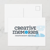 Creatieve Herinneringen Adviseur Banner Briefkaart (Voorkant / Achterkant)