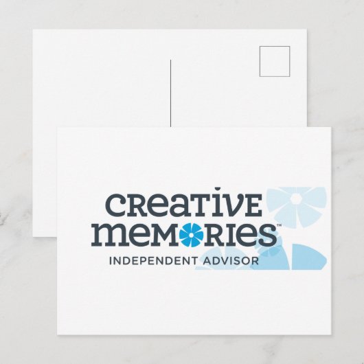 Creatieve Herinneringen Ind Adviseursbanner Briefkaart (Voorkant / Achterkant)