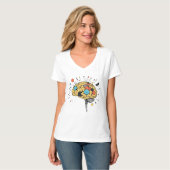 Creatieve Hersenen Abstracte Mentale Gezondheid Il T-shirt (Voorkant volledig)