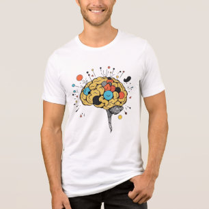 Creatieve Hersenen Abstracte Mentale Gezondheid Il Tri-Blend Shirt