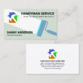 Creatieve het Schilderen van de Startvernieuwing v Visitekaartje (Voorkant / Achterkant)