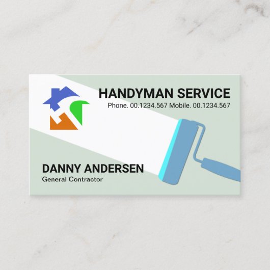 Creatieve het Schilderen van de Startvernieuwing v Visitekaartje (Voorkant)