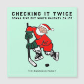 Creatieve Hockey Kerst Kaarten (Voorkant)