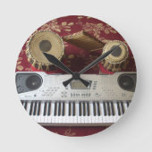 Creatieve hoek: Musical Tapestry Ronde Klok (Voorkant)