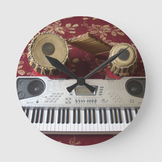 Creatieve hoek: Musical Tapestry Ronde Klok (Voorkant)