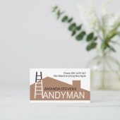 Creatieve Home Rooftop Ladder Brush Builder Visitekaartje (Staand voorkant)