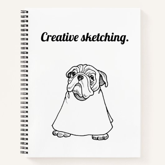 Creatieve honden tekenen notitieboek (Voorkant)