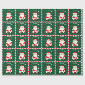 Creatieve honkbal kerstcadeau cadeaupapier (Vlak)