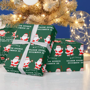 Creatieve honkbal kerstcadeau cadeaupapier