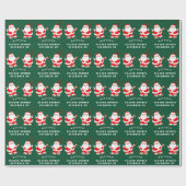 Creatieve honkbal kerstcadeau cadeaupapier (Vlak)