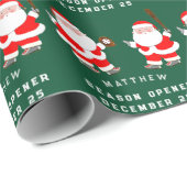 Creatieve honkbal kerstcadeau cadeaupapier (Rol Hoek)