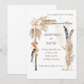 Creatieve huwelijksidee uitnodigingen (Voorkant / Achterkant)