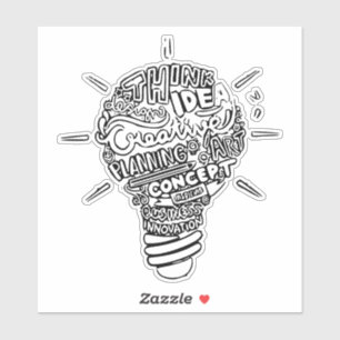 Creatieve ideeën sticker