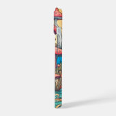 Creatieve Illustratie van Paddenstoelen Hut iPhone 15 Case (Linkerkant)