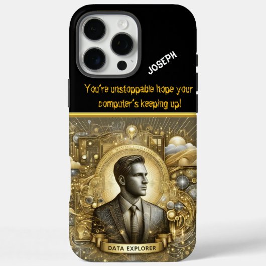 Creatieve illustraties van Data Insights Case-Mate iPhone Case (Achterkant)