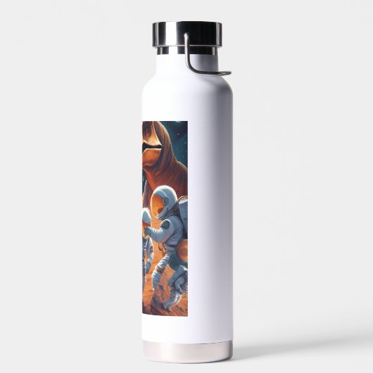 Creatieve inpakpapier waterfles (Links)