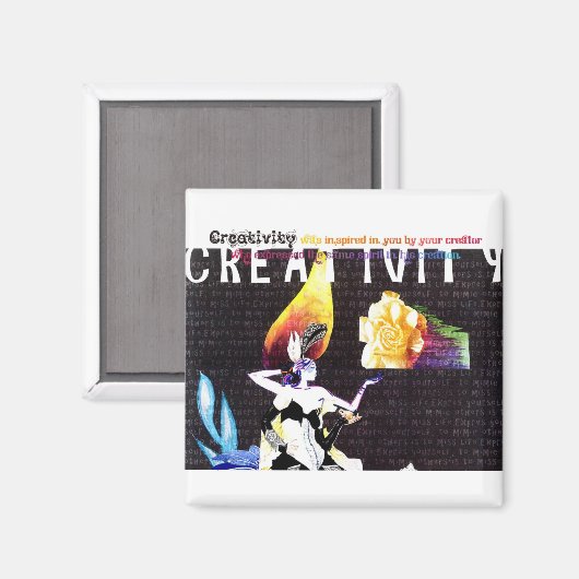 Creatieve Inspiratie Magneet, Rebecca Tedder Magneet (Voorkant / Achterkant)