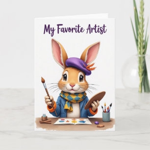 Creatieve Kabouter Kunstenaar Kaart