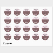 Creatieve kantoornaamtag ronde sticker (Vel)