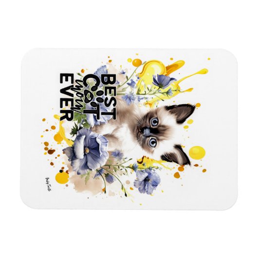 Creatieve kat moeder magneet (Horizontaal)