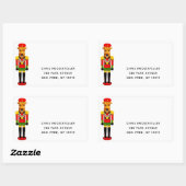 Creatieve Kerst Adresetiketten Rechthoekige Sticker (Vel)