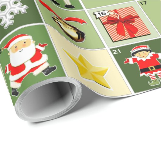 Creatieve Kerst Countdown Cadeaupapier (Rol Hoek)